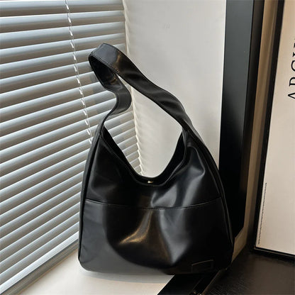 Vintage PU Leather Hobo Shoulder Bag