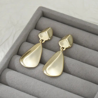 Geometric Color Block Earrings - Creative Student Jewelry