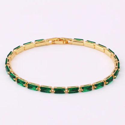 Green Zircon Women's Pull Bracelet Jewelry