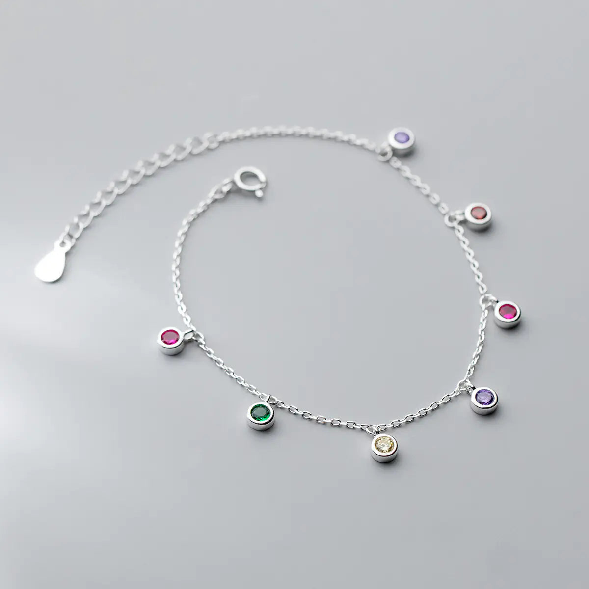 Elegant Round Geometric Stone Tassel Hand Jewelry